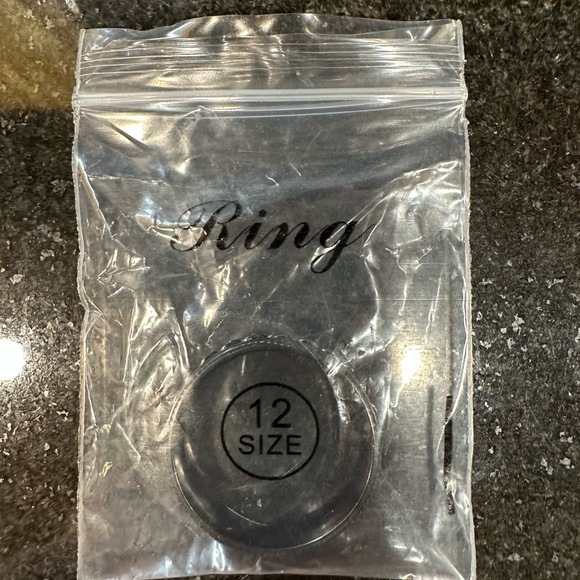 Black men’s chain rope style band size 12 - Picture 2 of 3